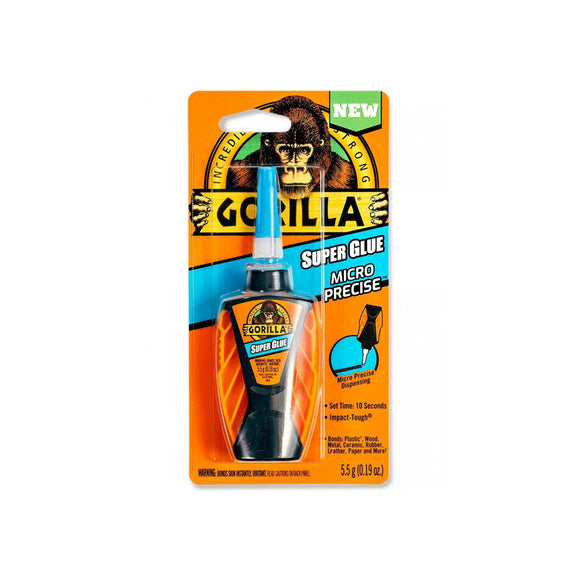Gorilla - Super Glue Micro Precise 5.5g Glue Gorilla Glue 