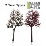 GSW 10x Model Tree Trunks GSW Hobby Green Stuff World 