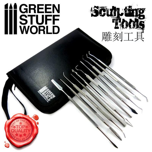 GSW 10x Professional Sculpting Tools - Carvers GSW Hobby Green Stuff World 