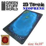 GSW 2D Neoprene Terrain - Lake with leaves GSW Hobby Green Stuff World 
