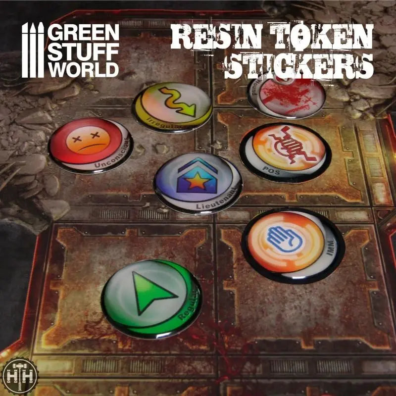 HammerHouse | GSW 35x Resin Token Stickers 25mm by Green Stuff World at ...