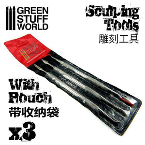 GSW 3x Sculpting Tools GSW Hobby Green Stuff World 