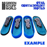 GSW 5x Containment Moulds for Bases - Oval GSW Hobby Green Stuff World 