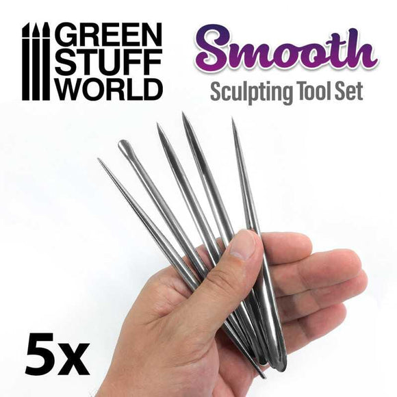 GSW 5x Smooth Sculpting Set Sculpting Green Stuff World 