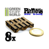 GSW 8x Laser Cut PALLETS GSW Hobby Green Stuff World 