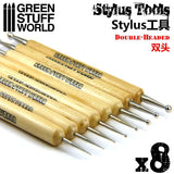 GSW 8x Sculpting STYLUS tool set GSW Hobby Green Stuff World 