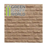 GSW ABS Plasticard - ROUGH ROCK WALL Textured Sheet - A4 GSW Hobby Green Stuff World 