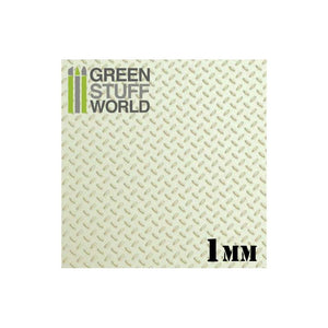 GSW ABS Plasticard - Thread DIAMOND 1mm Textured Sheet GSW Hobby Green Stuff World