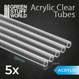 GSW Acrylic Clear Tubes 5 mm Generic Green Stuff World 