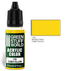 GSW Acrylic Color CYBER YELLOW GSW Hobby Green Stuff World 