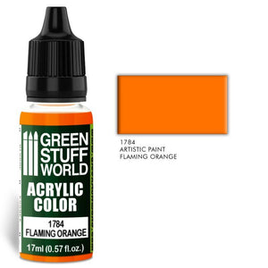 GSW Acrylic Color FLAMING ORANGE GSW Hobby Green Stuff World 