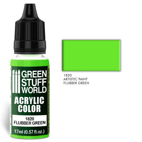 GSW Acrylic Color FLUBBER GREEN GSW Hobby Green Stuff World 