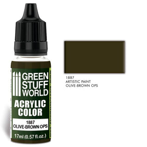 GSW Acrylic Color OLIVE-BROWN OPS GSW Hobby Green Stuff World 