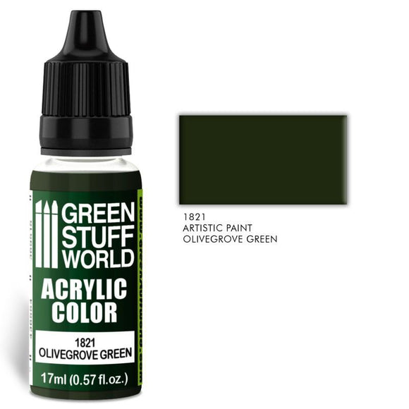 GSW Acrylic Color OLIVEGROVE GREEN GSW Hobby Green Stuff World 