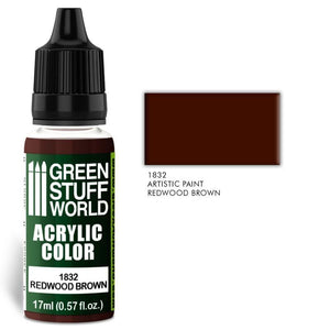 GSW Acrylic Color REDWOOD BROWN GSW Hobby Green Stuff World 