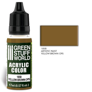 GSW Acrylic Color YELLOW-BROWN OPS GSW Hobby Green Stuff World 