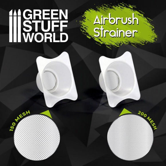 GSW Airbrush Cup Strainers 2pcs Airbrush - Accessory Green Stuff World 