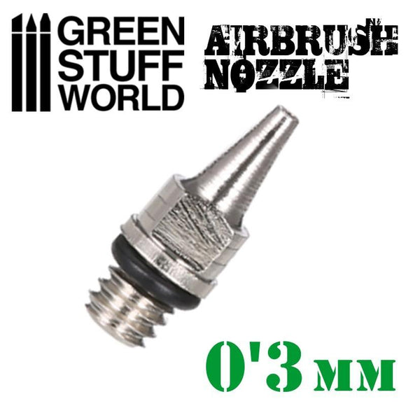 GSW Airbrush Nozzle 0.3mm GSW Hobby Green Stuff World 