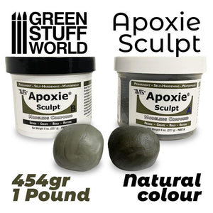 GSW APOXIE SCULPT 1Lb Natural Modelling Green Stuff World