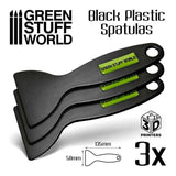 GSW Black Plastic Spatulas - 3D printer Hobby Tools Green Stuff World 