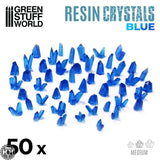 GSW BLUE Resin Crystals - Medium Crystals Green Stuff World 