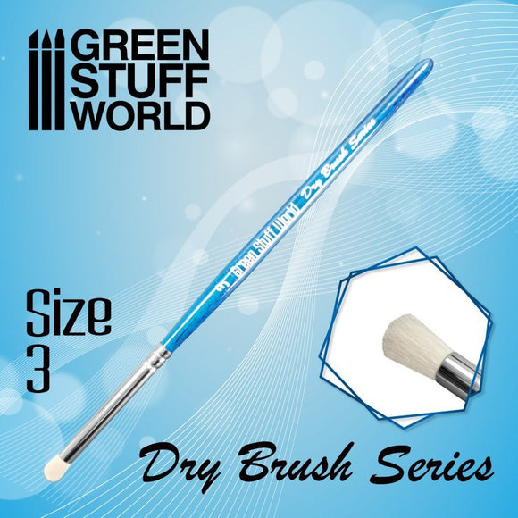 GSW BLUE SERIES Dry Brush - Size 3 GSW Dry Brush Green Stuff World 