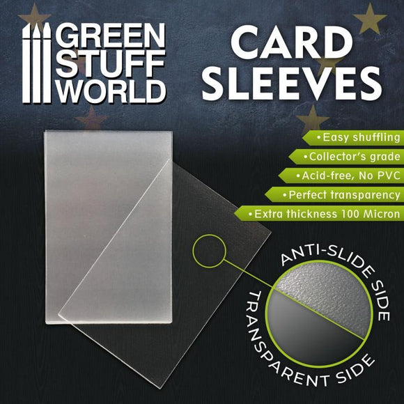 GSW Card Sleeves - Mini European 44x68mm Gaming Tools Green Stuff World 