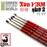 GSW Colour Shapers Brushes SIZE 2 - EXTRA FIRM GSW Hobby Green Stuff World