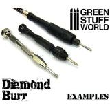 GSW Diamond Burr Set with 20 tips GSW Hobby Green Stuff World 