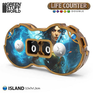 GSW Double life counters - Island Gaming Tools Green Stuff World 