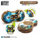 GSW Double life counters - Island Gaming Tools Green Stuff World 