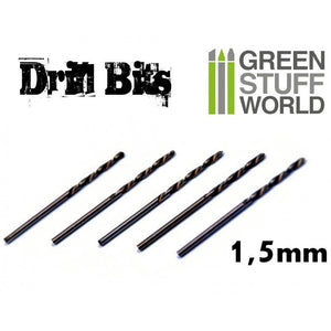 GSW Drill bit in 1,5 mm GSW Hobby Green Stuff World