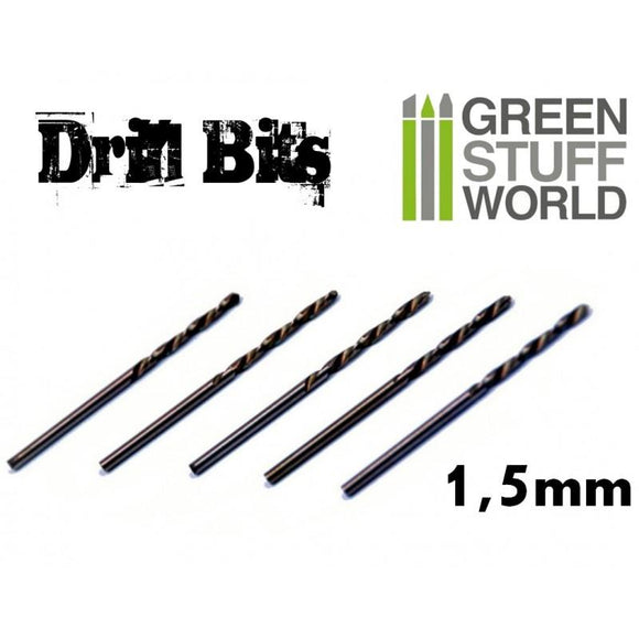 GSW Drill bit in 1,5 mm GSW Hobby Green Stuff World 