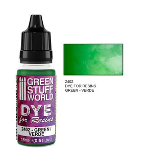 GSW Dye for Resins - GREEN 15ml Dye for Resins Green Stuff World