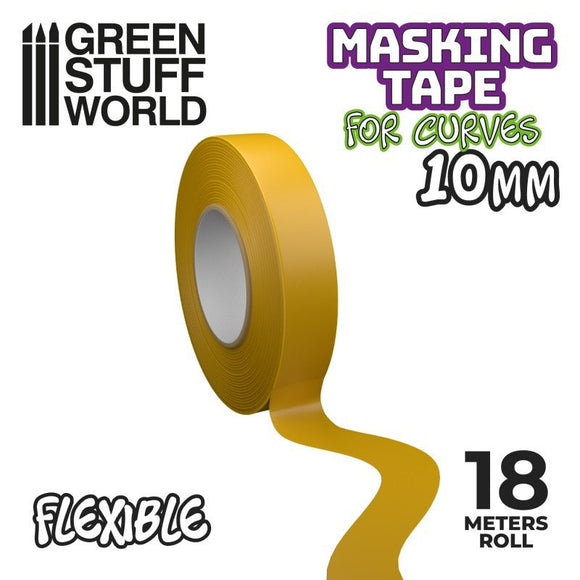 GSW Flexible Masking Tape - 10mm Airbrush Masking Tape Green Stuff World 