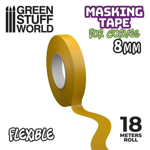 GSW Flexible Masking Tape - 8mm Airbrush Masking Tape Green Stuff World 