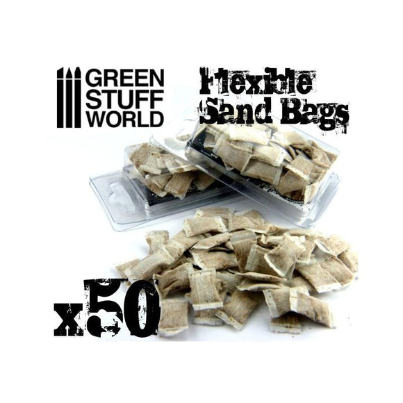 GSW flexible SANDBAGS x50 GSW Hobby Green Stuff World 