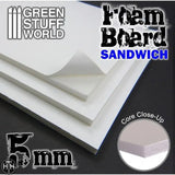 GSW Foamboard 5 mm GSW Hobby Green Stuff World