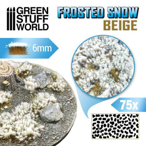 GSW FROSTED TUFT SNOW BEIGE - 6 mm Tufts Green Stuff World 