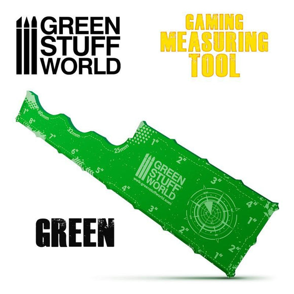 GSW Gaming Measuring Tool - Green Gaming Tool Green Stuff World 