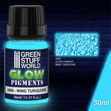 Gsw Glow In The Dark - Mind Turquoise 30ml Pigments Green Stuff World 