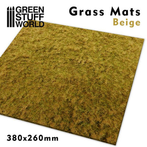 GSW Grass Mats - Beige Basing Mats Green Stuff World 