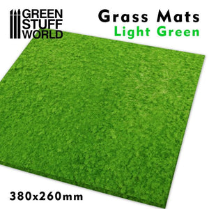 GSW Grass Mats - Light Green Basing Mats Green Stuff World 