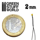 GSW Green LED Lights - 2mm GSW Hobby Green Stuff World 