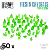 GSW GREEN Resin Crystals - Medium Generic Green Stuff World 