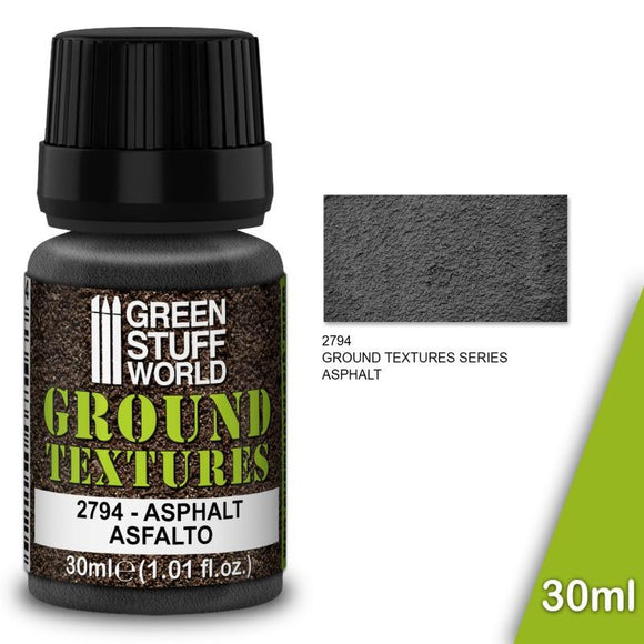 GSW Ground Textures - ASPHALT 30ml Textures Green Stuff World