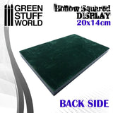 GSW Hollow squared display 20x14 cm Black GSW Hobby Green Stuff World 