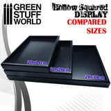 GSW Hollow squared display 20x14 cm Black GSW Hobby Green Stuff World 