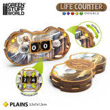 GSW Life Counter Double Plains Gaming Tools Green Stuff World 