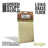 GSW Long Grass Flock 100mm - Beige Flock Green Stuff World 